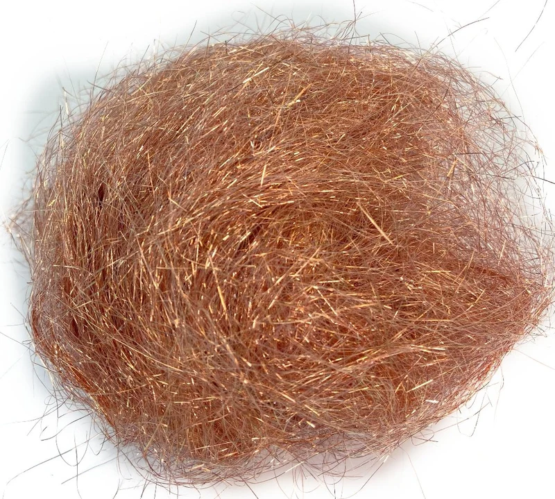 Angelina fibers for yarn spinning, felting and crafting projects