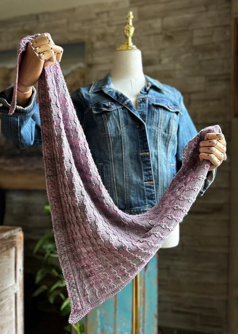 Harmony Waves shawl | Knitting pattern or knitting kits