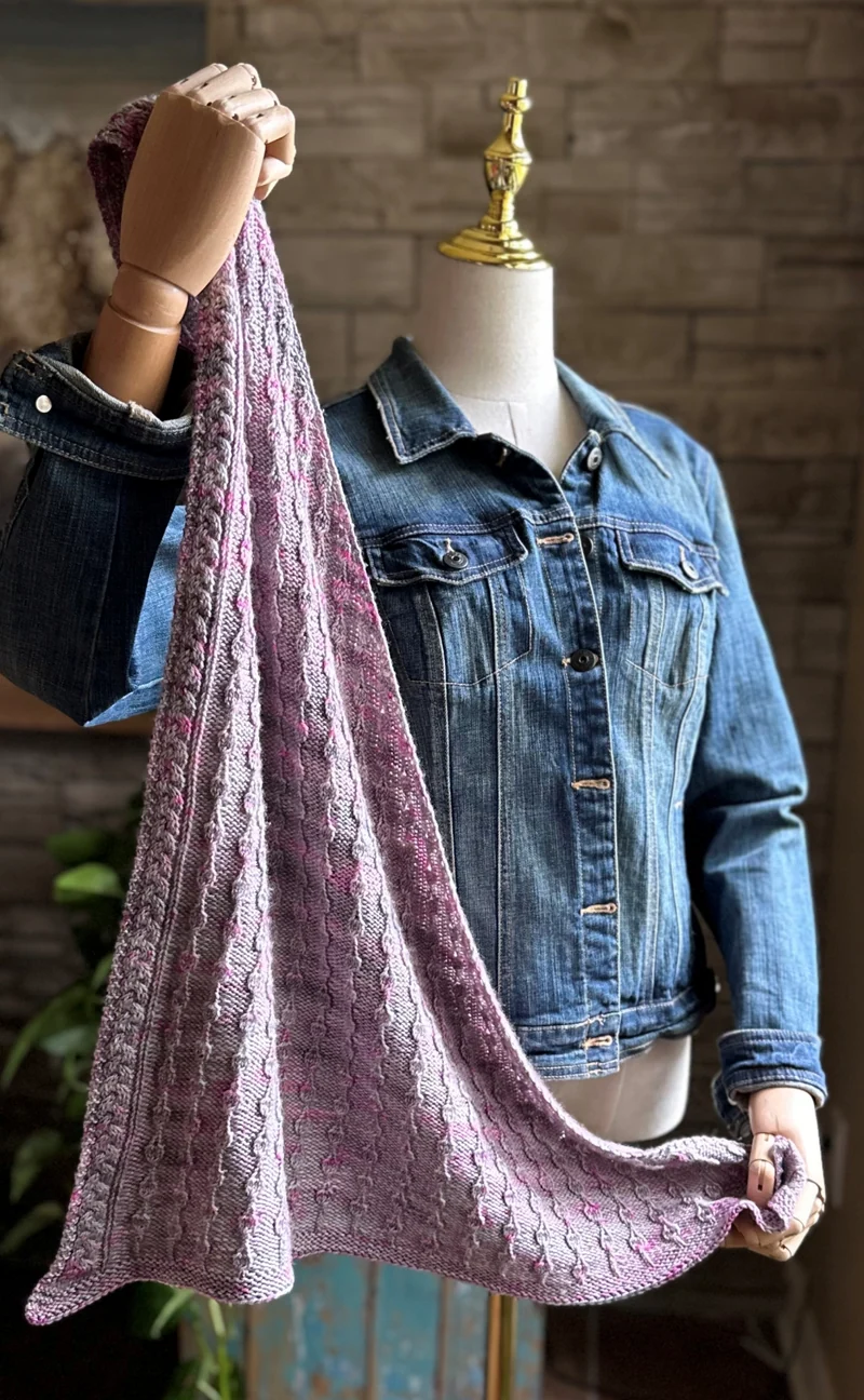 Harmony Waves shawl | Knitting pattern or knitting kits