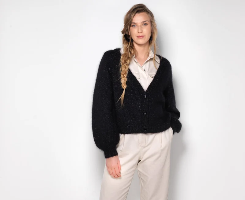 Gilet April à tricoter.