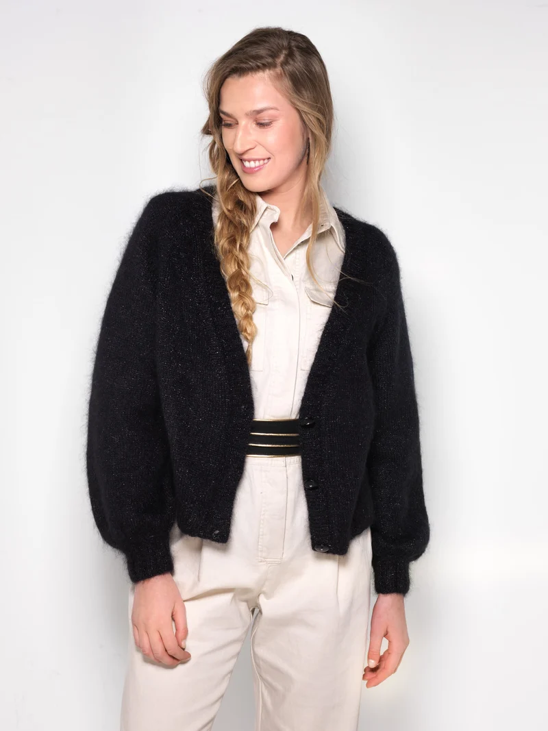 Gilet April à tricoter.