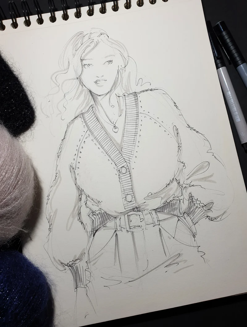 Gilet April à tricoter.