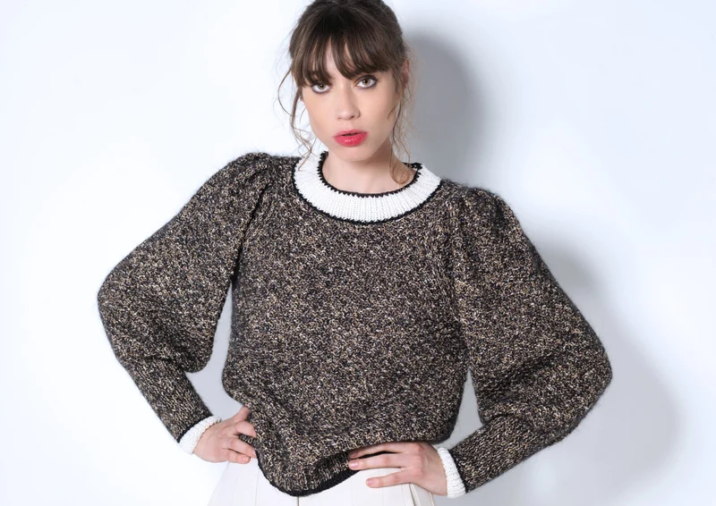 Pull Victorine à tricoter.