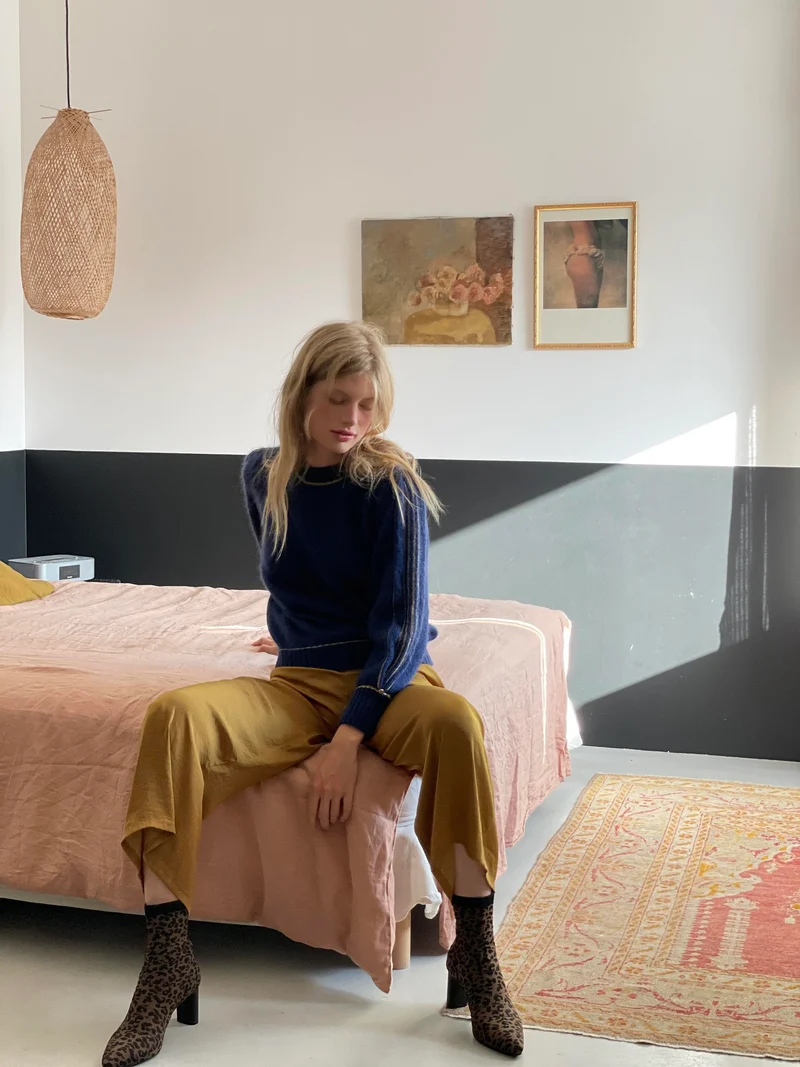 Pull Alix Mohair et or - 9 coloris.