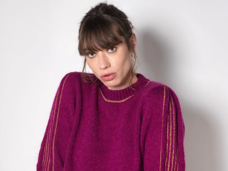 Pull Alix Mohair et or - 9 coloris.