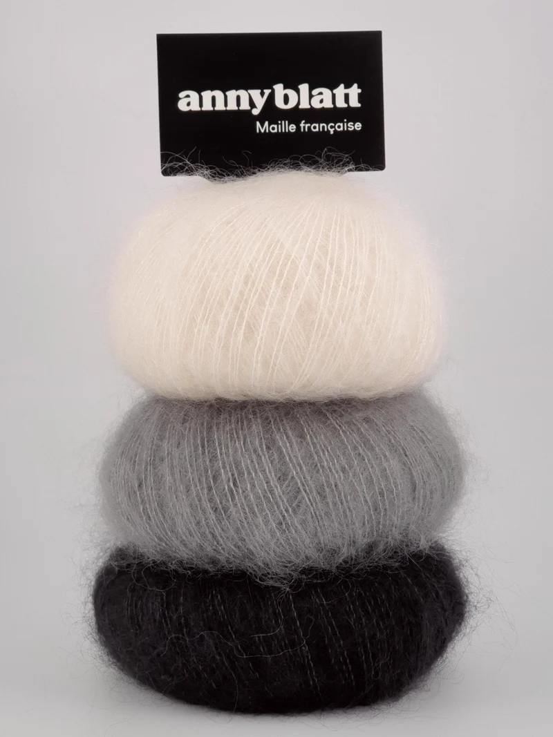 Pelote Honey moon - Super Kid Mohair et Soie.