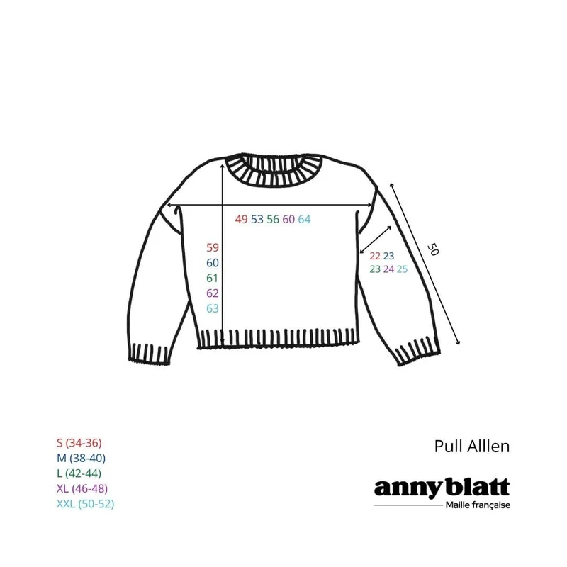 Pull Allen à tricoter.