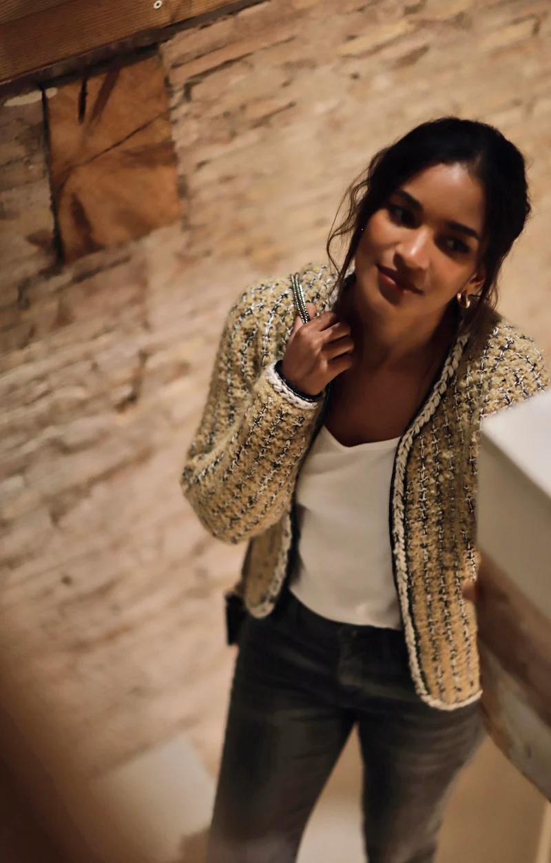 Veste Quincy à tricoter.