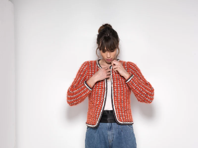 Veste Quincy à tricoter.