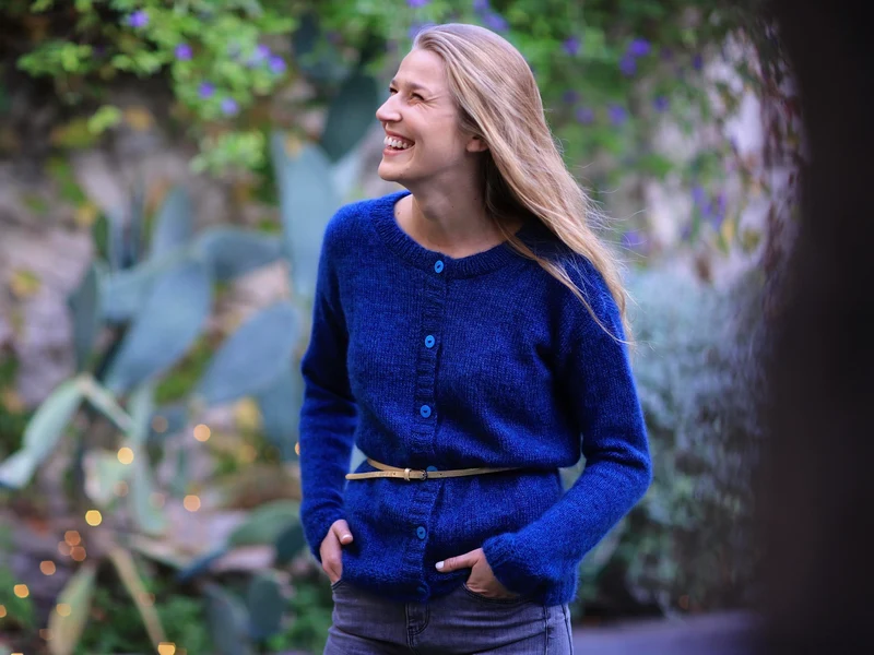 Cardigan Aude à tricoter.