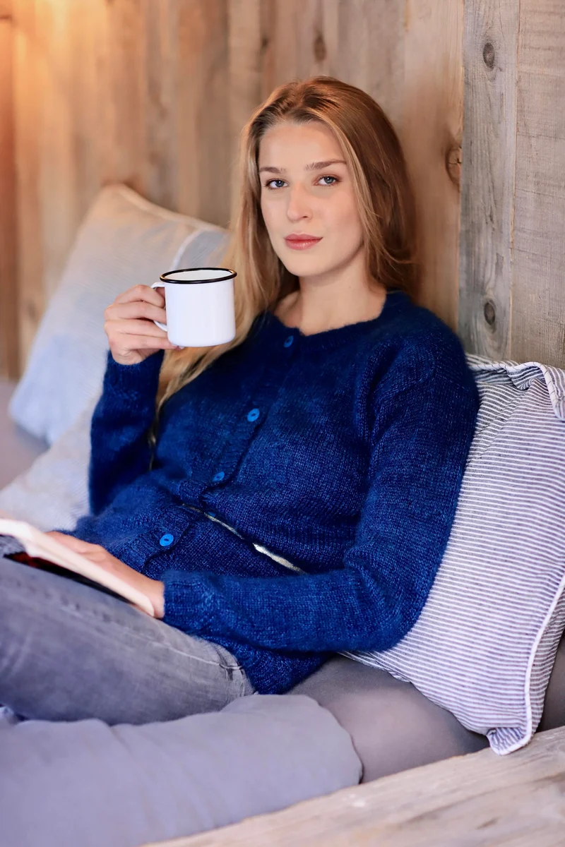 Cardigan Aude à tricoter.