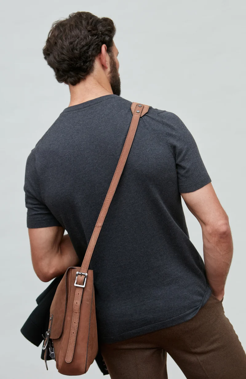 Mens Ultra Fine Cotton Knitted T-Shirt
