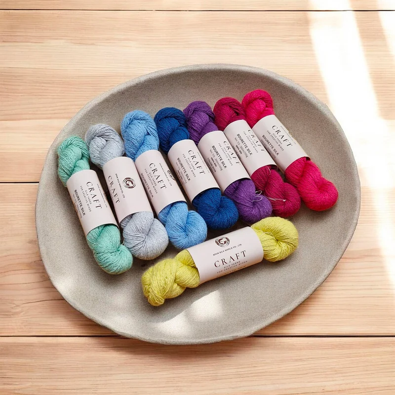 Bourrette de Soie - Spun Silk Yarns