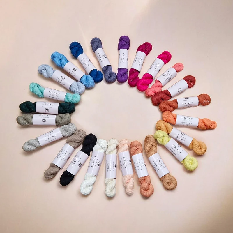 Bourrette de Soie - Spun Silk Yarns