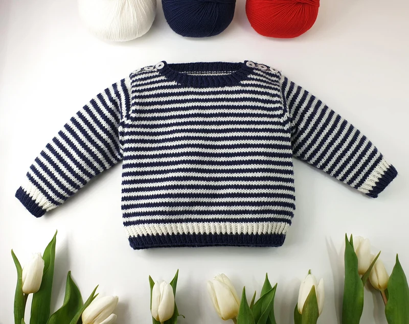 Pull bébé Marius Marie Claire Idées.