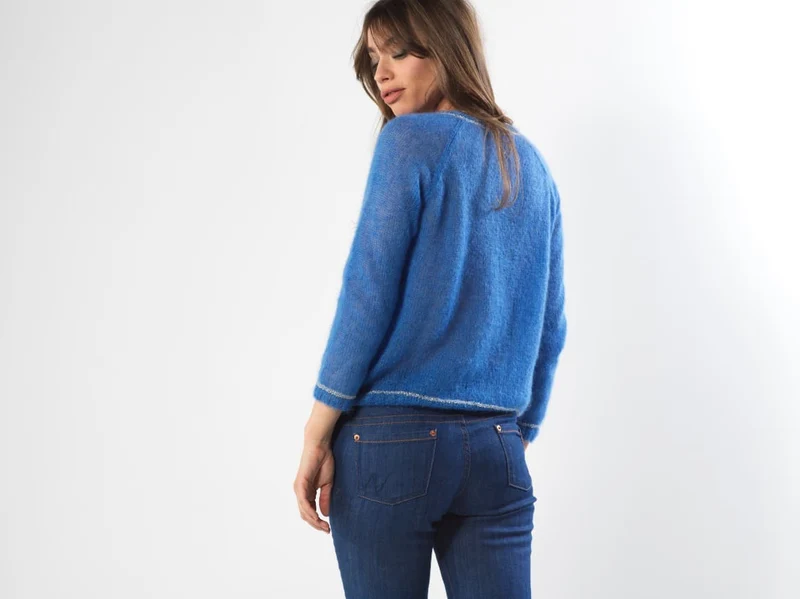 Cardigan Cassiopée à tricoter.