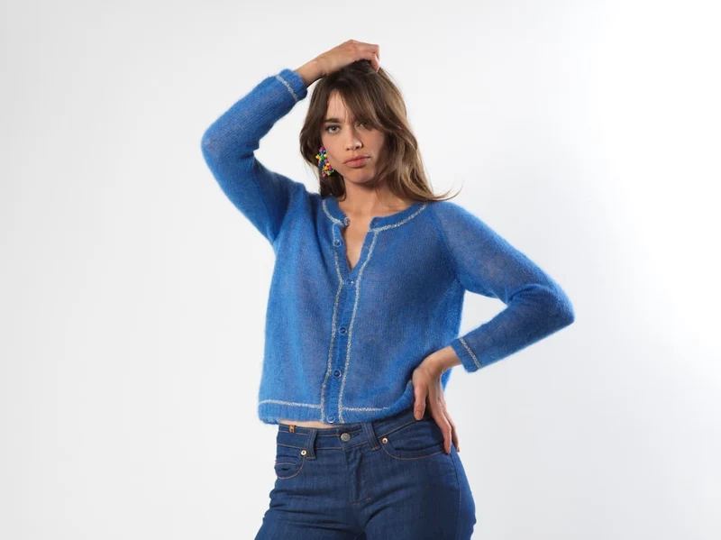 Cardigan Cassiopée à tricoter.