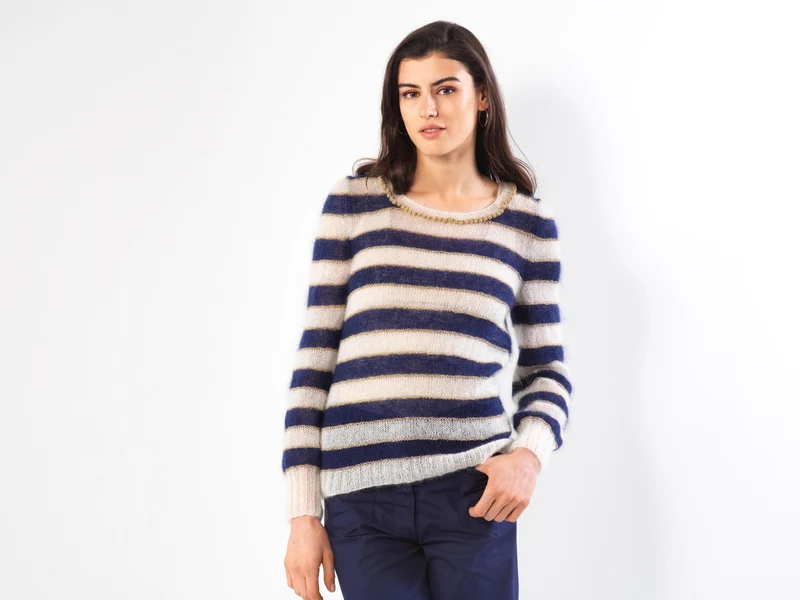 Pull Lisa à tricoter.