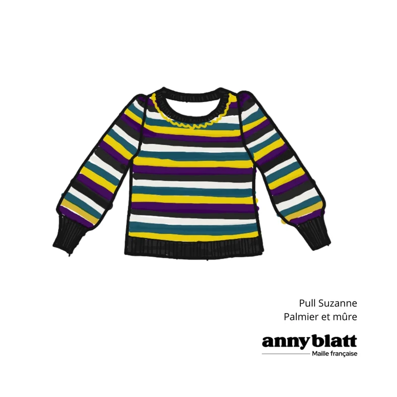 Pull Suzanne à tricoter.