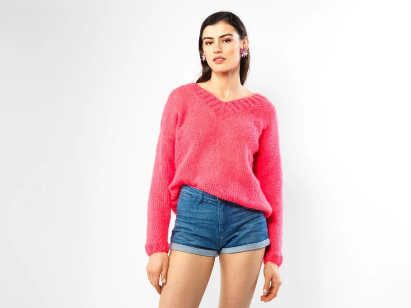 Pull Nina à tricoter.