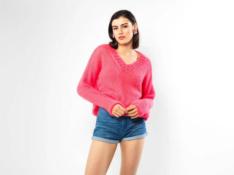 Pull Nina à tricoter.