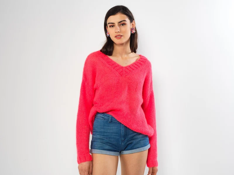Pull Nina à tricoter.