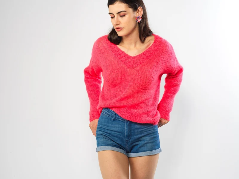 Pull Nina à tricoter.
