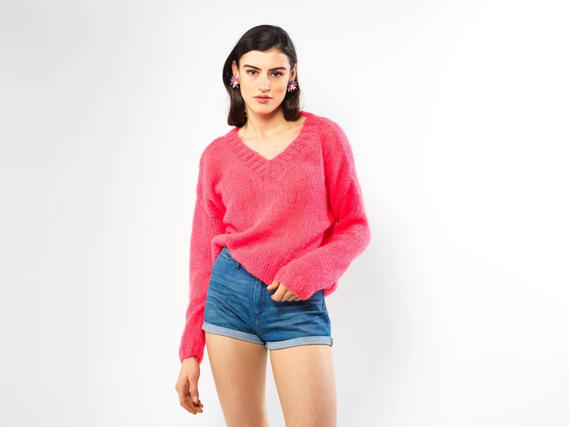 Pull Nina à tricoter.