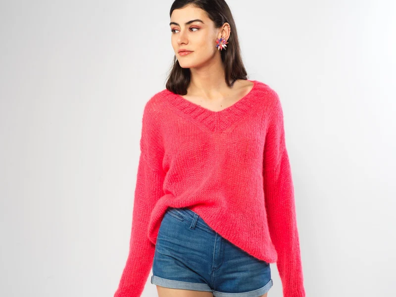 Pull Nina à tricoter.