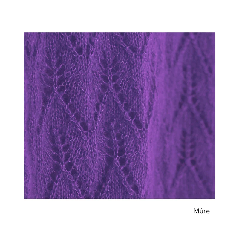 Gilet ajouré Maya à tricoter.