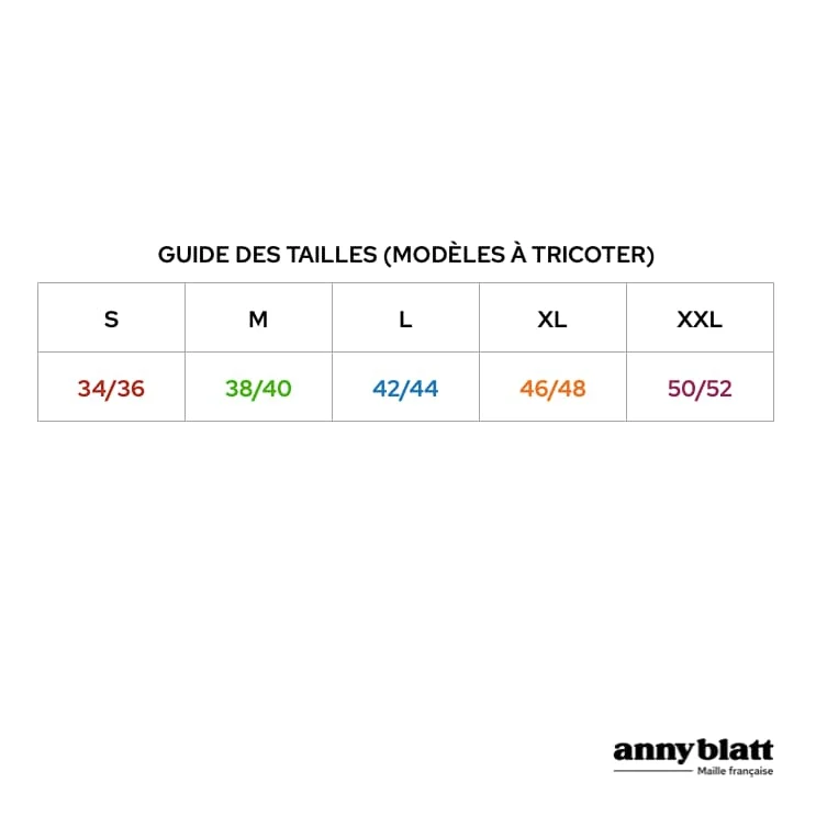 Pull Victoire à tricoter.