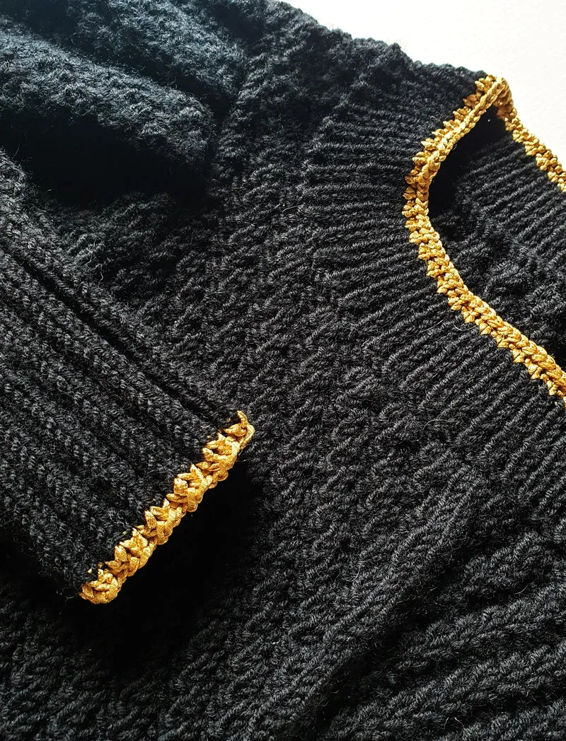 Pull Victoire à tricoter.