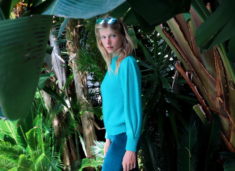 Pull Alix à tricoter en mohair