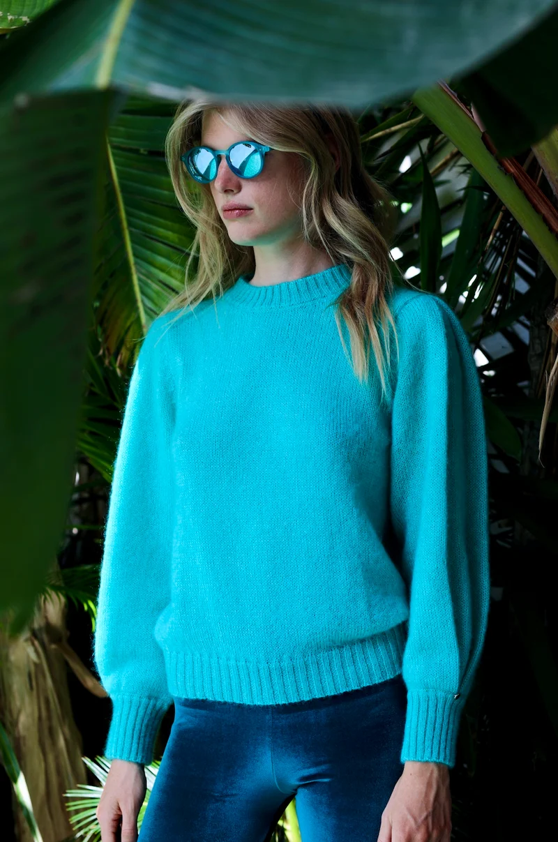 Pull Alix à tricoter en mohair