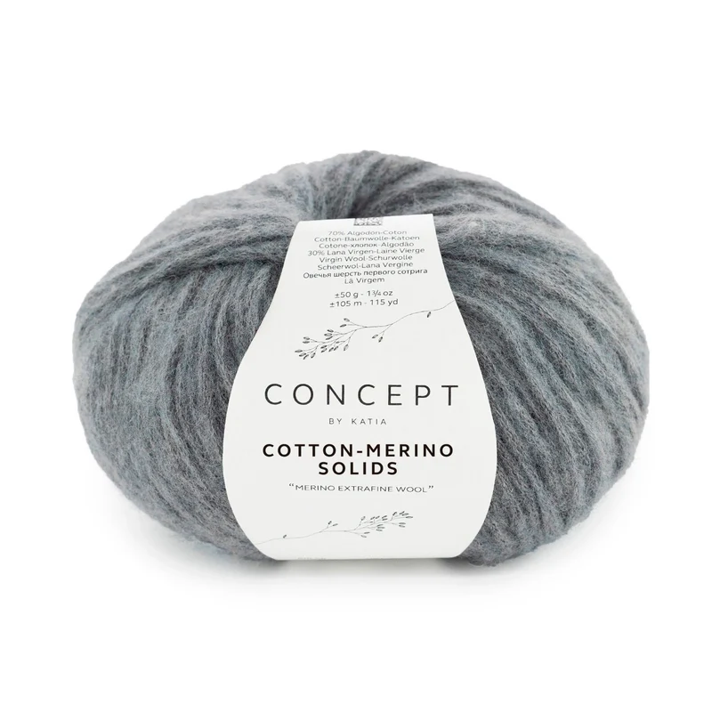 katia cotton-merino solides