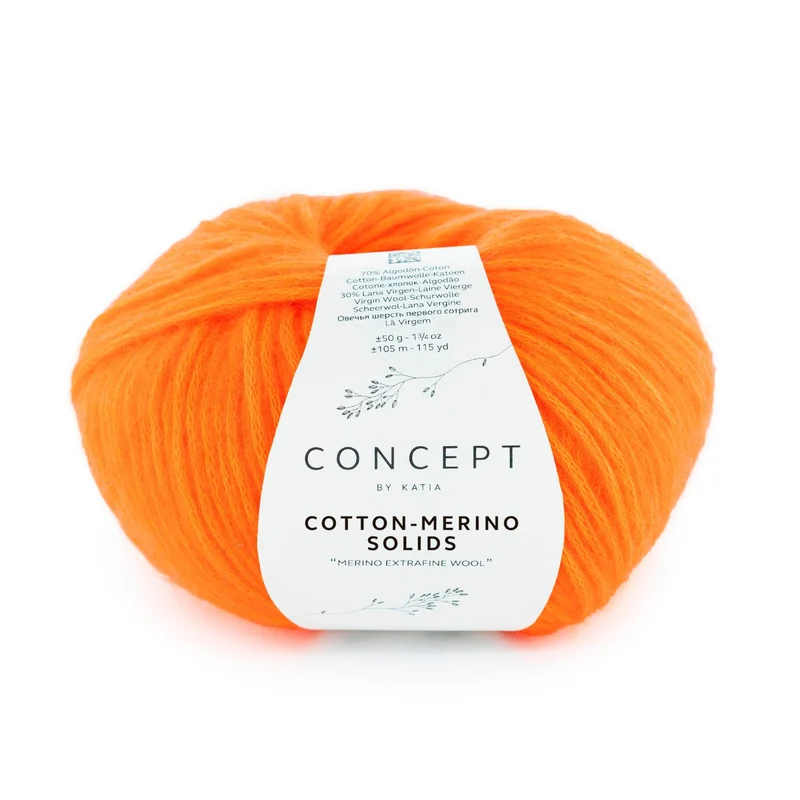 katia cotton-merino solides