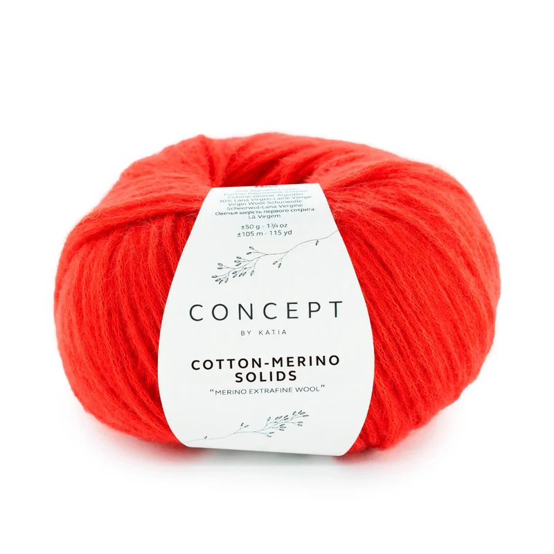 katia cotton-merino solides
