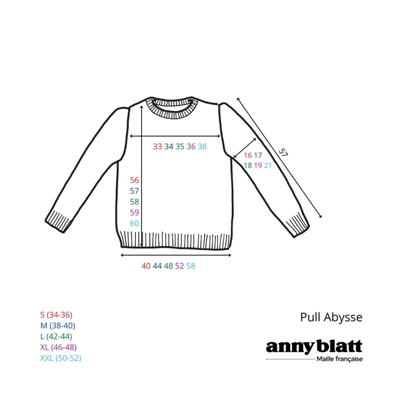 Pull Abysse à tricoter.