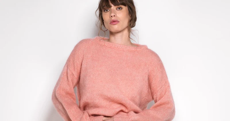 Pull Agate à tricoter.