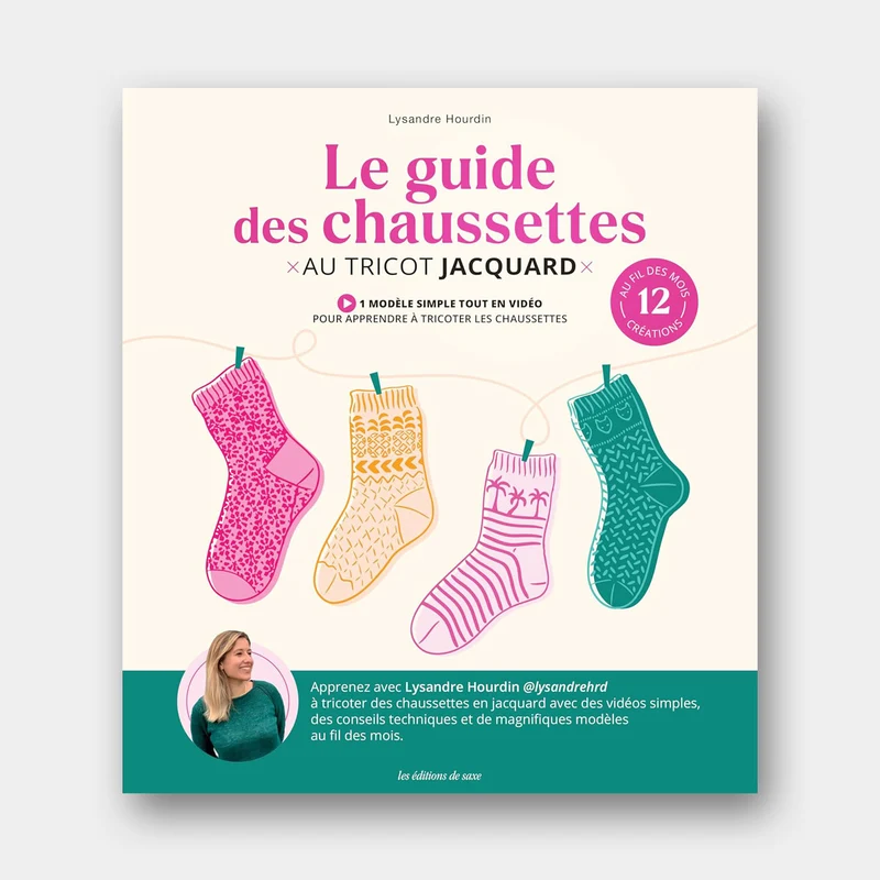 Le Guide des Chaussettes au Tricot Jacquard - Lysandre Hourdin