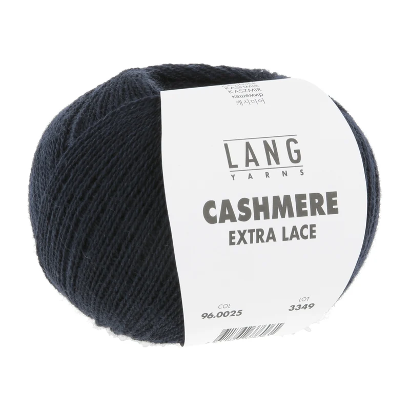 fils longs cashmere dentelle supplémentaire