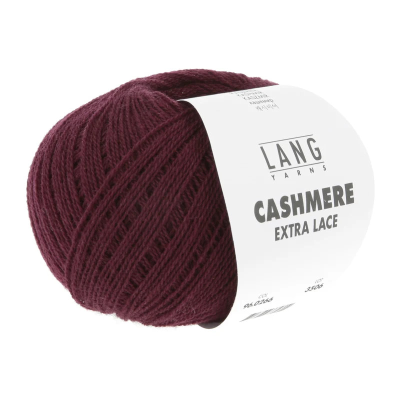 fils longs cashmere dentelle supplémentaire