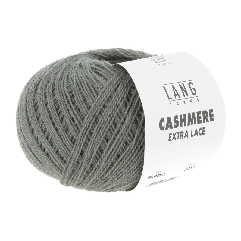 fils longs cashmere dentelle supplémentaire