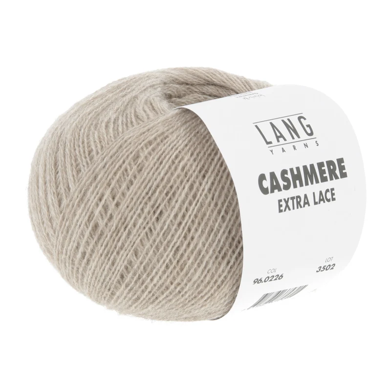 fils longs cashmere dentelle supplémentaire