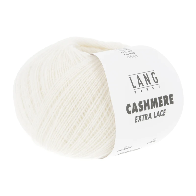 fils longs cashmere dentelle supplémentaire