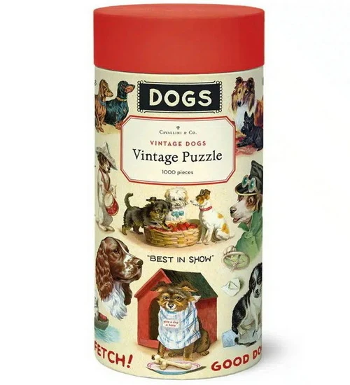 Vintage Dogs 1000 Pcs