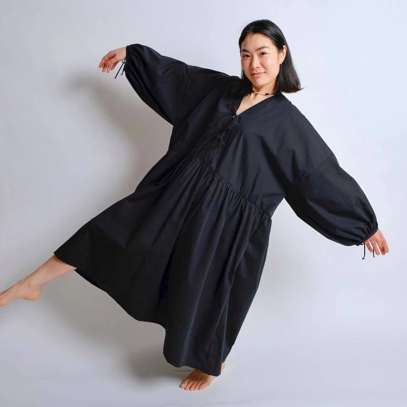 PATRON DE COUTURE PDF | ZW Bow Dress Hack | Birgitta Helmersson | A4 SEULEMENT