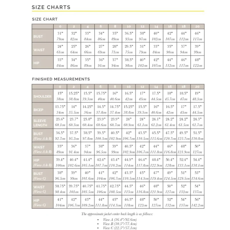 PATRON DE COUTURE PDF | Veste Sienna Maker | Closet Core | BILINGUE (FR/EN)