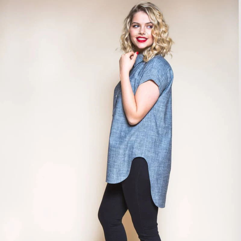 PATRON DE COUTURE PDF | Kalle – Chemise et robe chemise | Closet Core | BILINGUE (FR/EN)