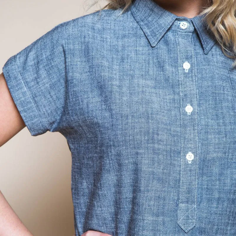 PATRON DE COUTURE PDF | Kalle – Chemise et robe chemise | Closet Core | BILINGUE (FR/EN)